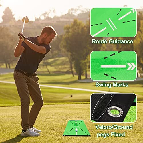 Golf Training Mat Swing Detection Batting,Analysis Your Swing Path