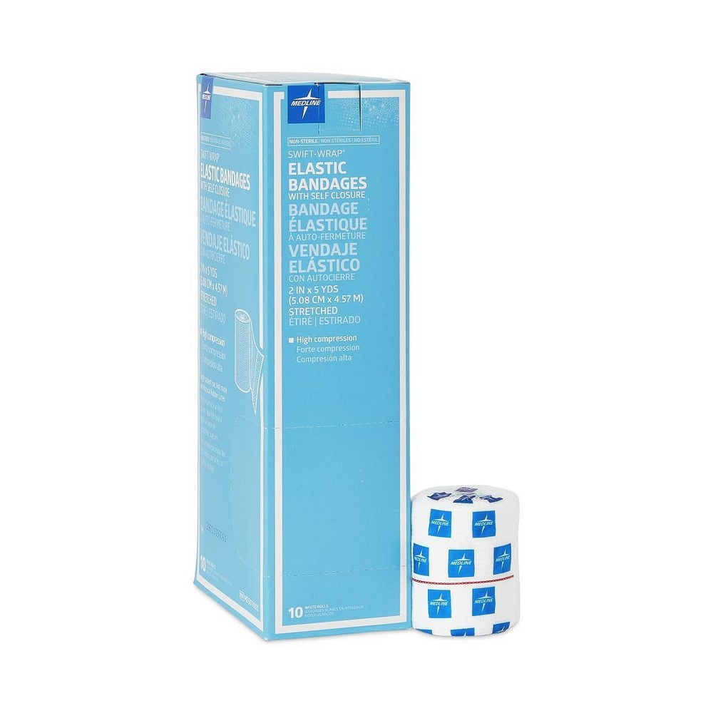 Swift-Wrap Elastic Bandage with Self-Closure, 2" x 5 yd., Each