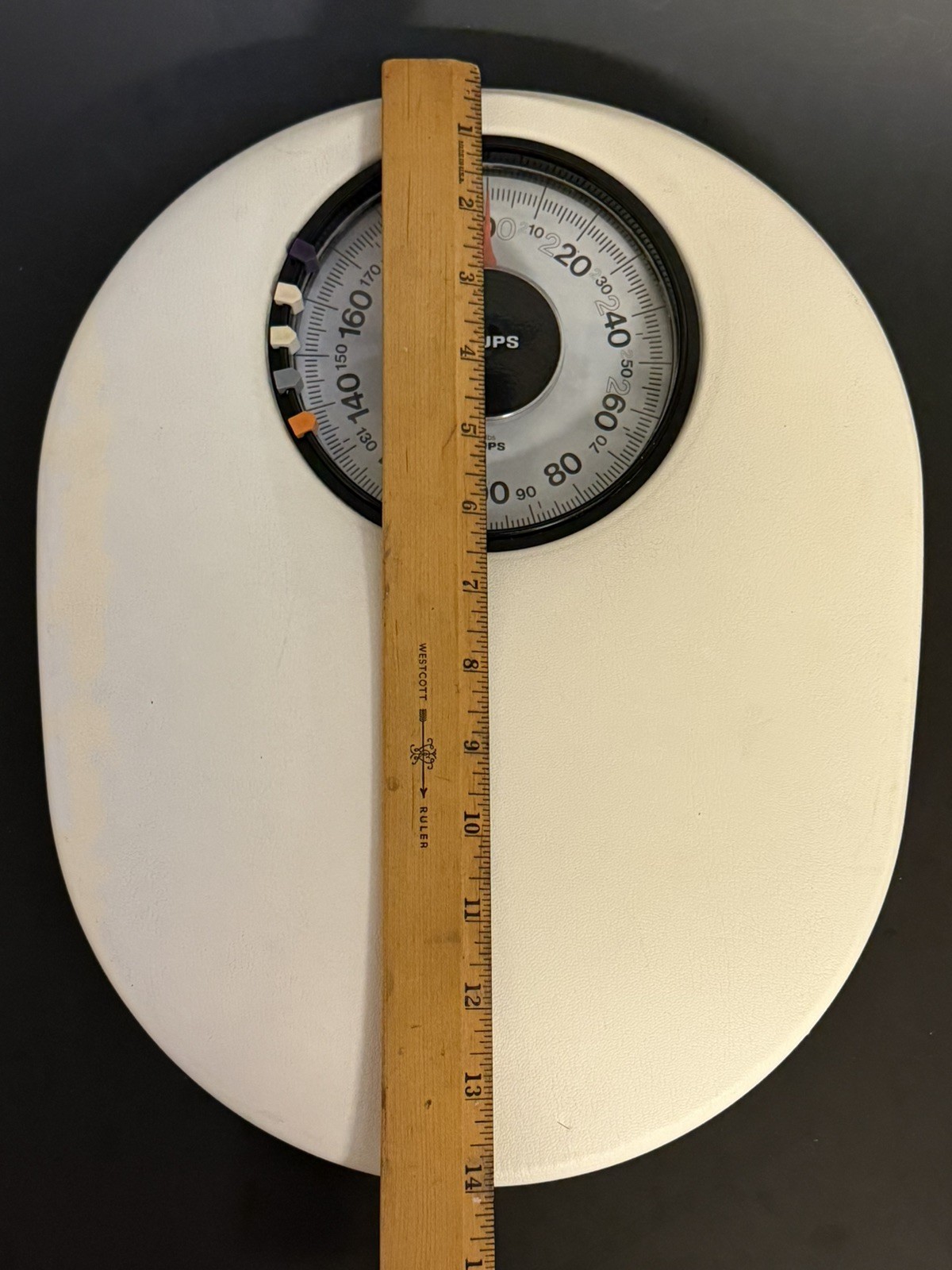 MCM Genuine Vintage Krups ‘Cyclops’ Or UFO Bathroom Scale, Cream, Works Great!