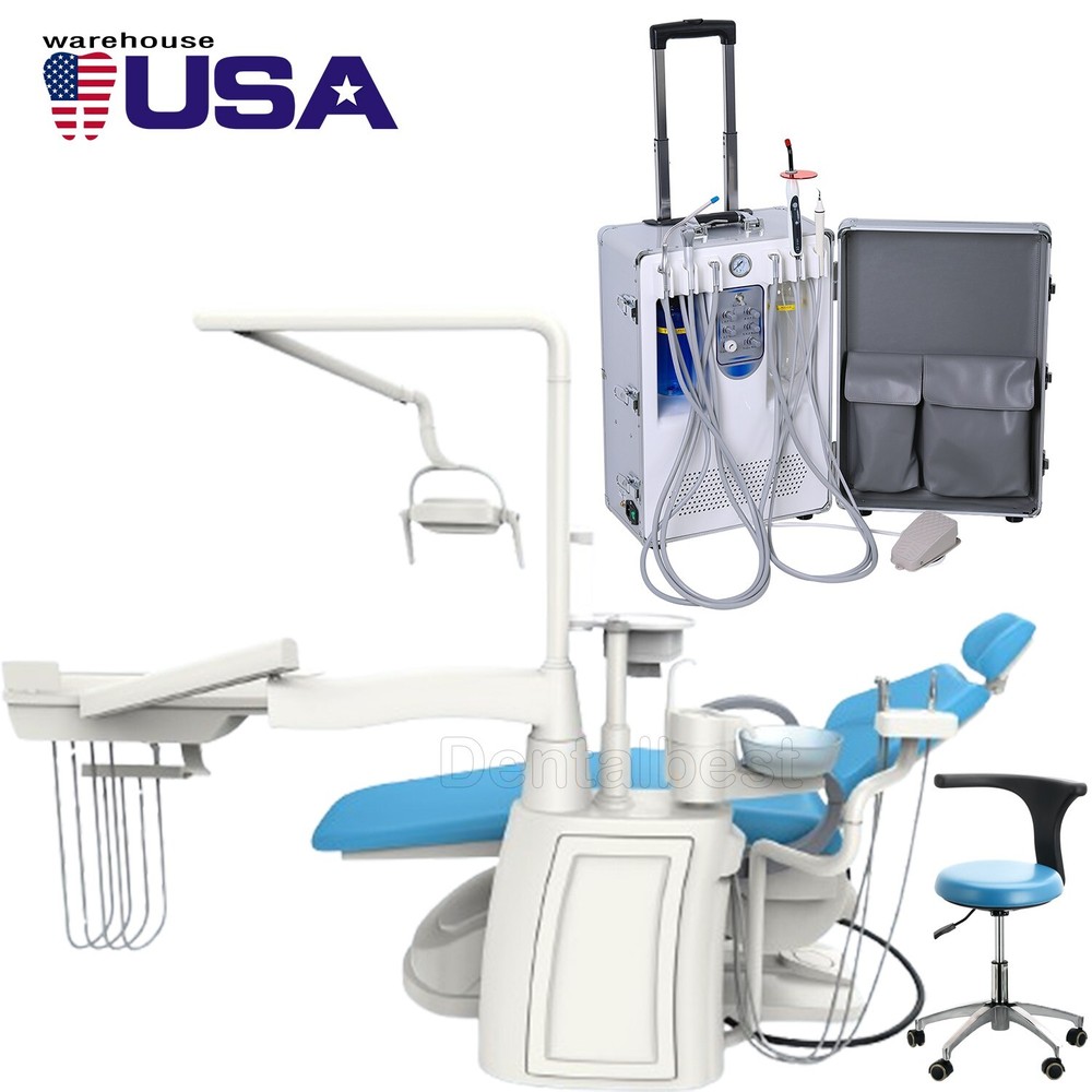 Automatic Dental Chair Unit Computer Controlled DC Motor PU Hard/Delivery Unit