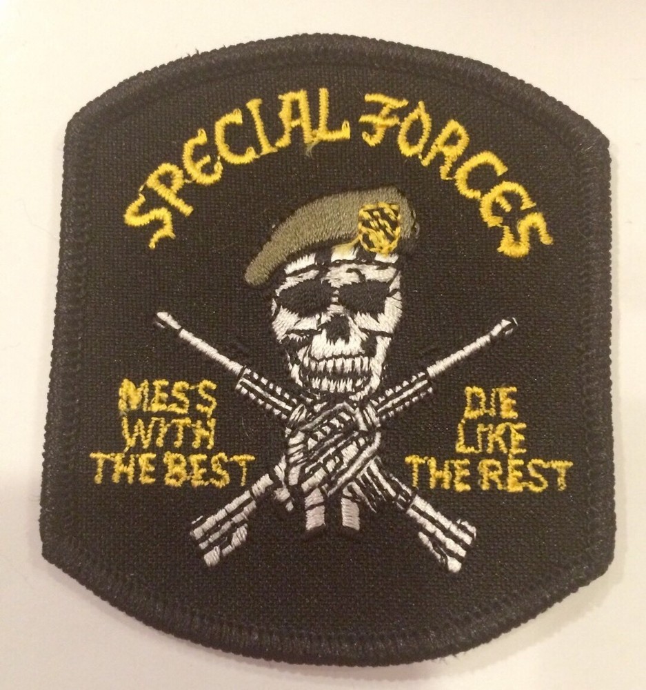 NEW- U.S. SPECIAL FORCES - IRON ON PATCH NICE! 3"x3" NICE!