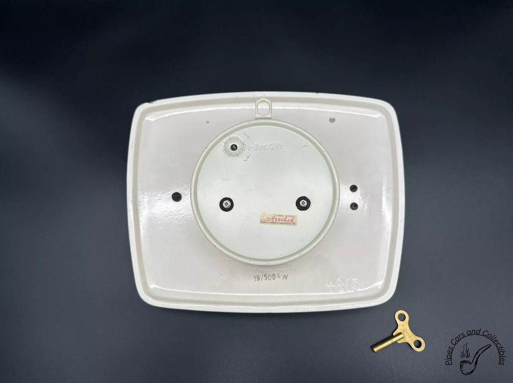 Vintage Junghans Exacta Wall Ceramic Mechanical Clock