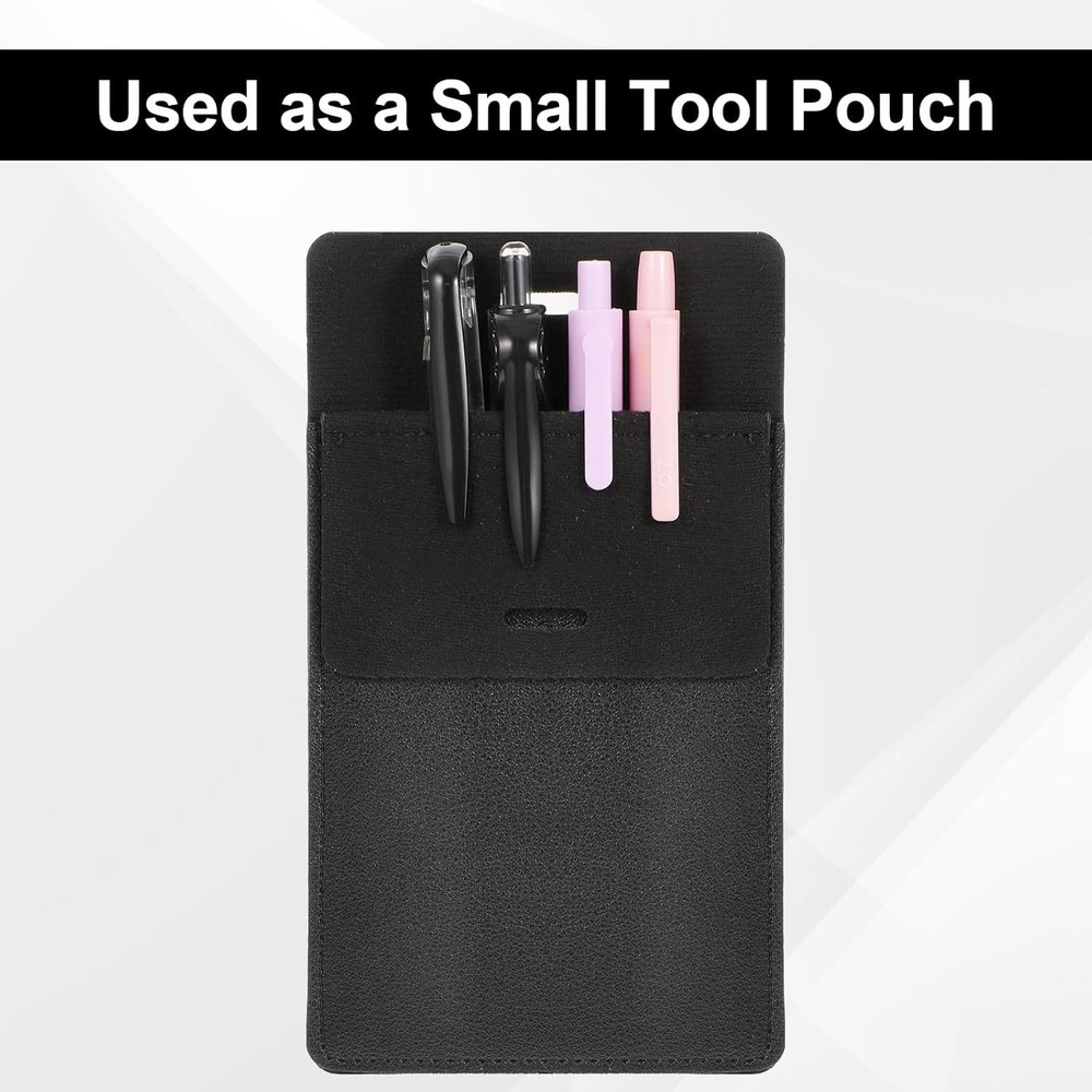 2 Pcs Leather Pocket Protector, PU Leather Pocket Organizer Pockets Protector fo