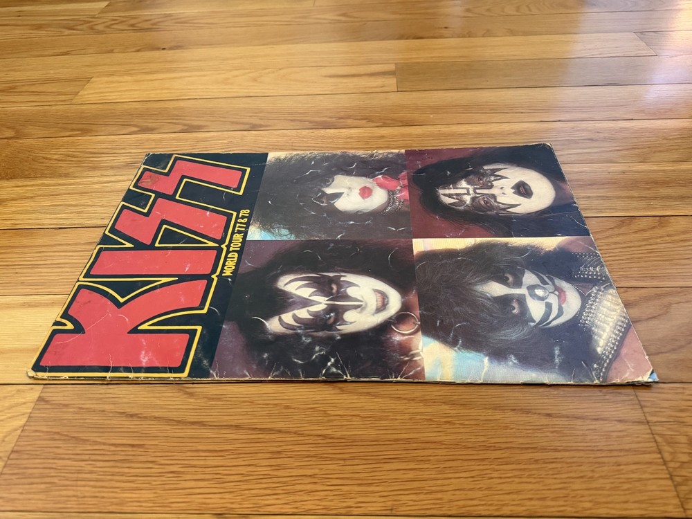 KISS 1977 & 1978 World Tour Concert Program Book