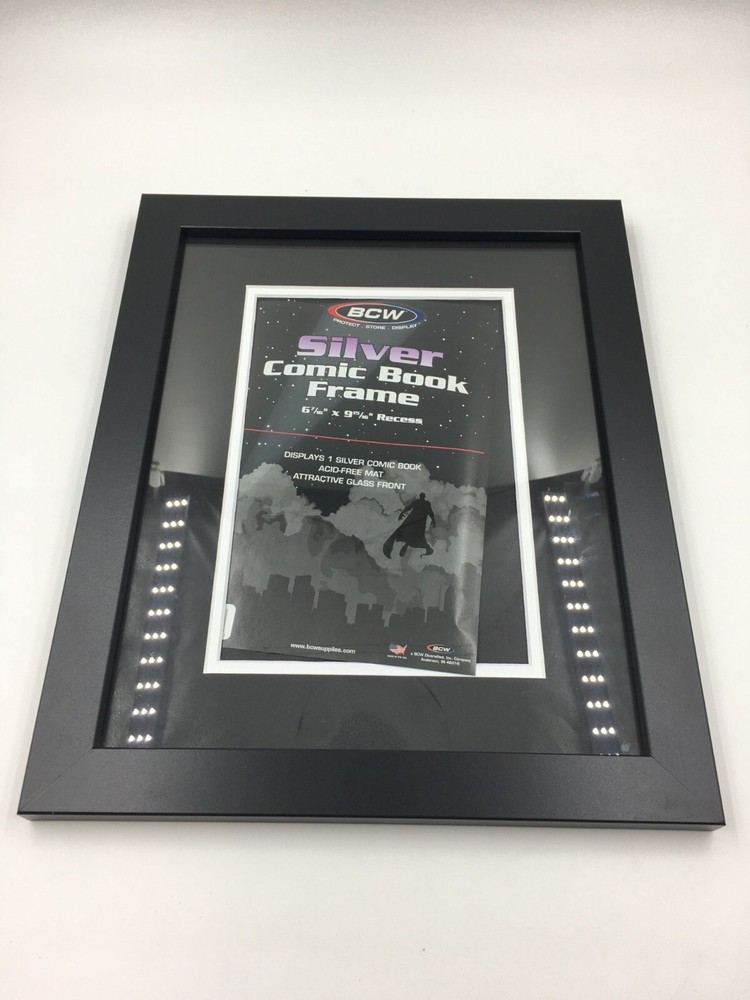BCW Comic Book Frame - Silver - Recessed Comic Book Display Frame