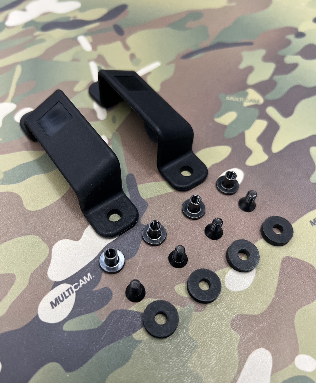 Black Injection Molded Canted Design Belt Loops for 1.75" Belts