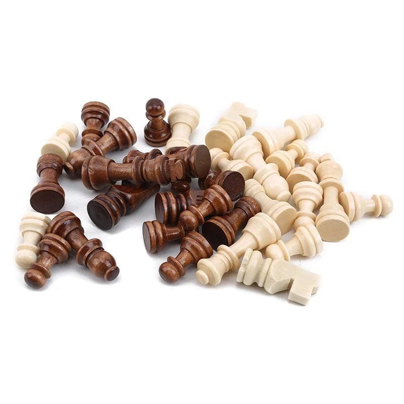 32pcs Only Chess Pieces Complete Chessmen International Word Chess Set Chess