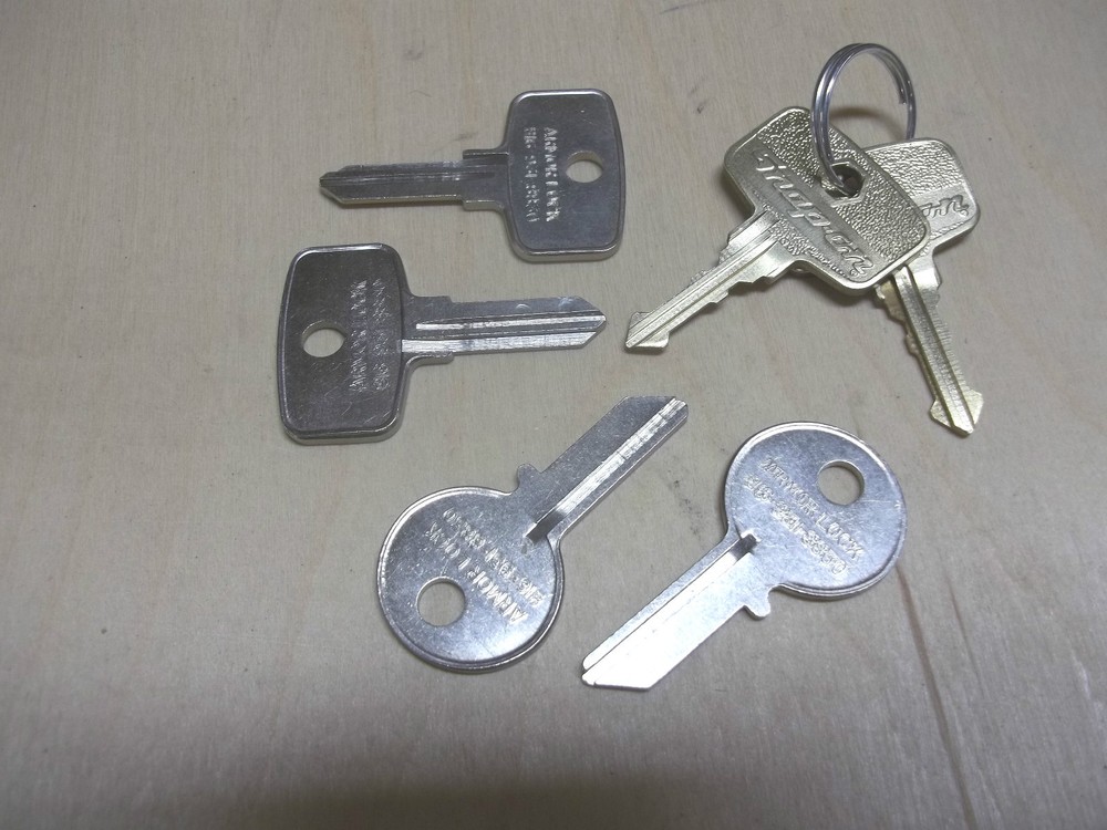 Snap-On-Tool-Box-Replacement-Keys-Cut to Your Specific Code-Locksmith Made-USA