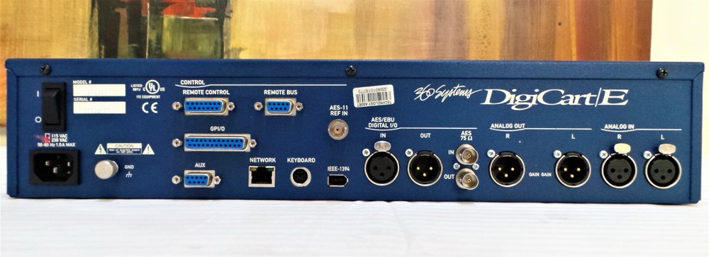 360 Systems Ethernet Audio System Digicart-E Model: E-3000