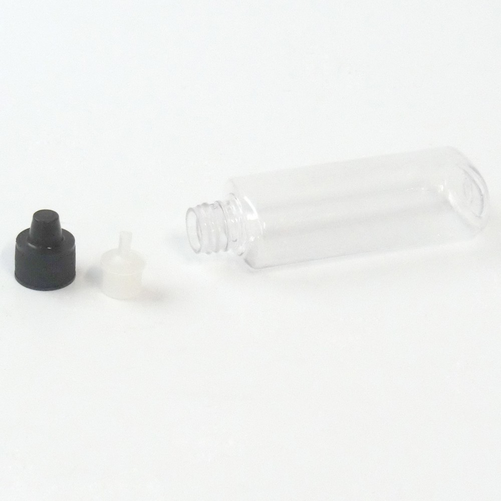 100ml Empty Clear Squeeze Bottles For Tattoo/ Kitchen/ Lab Diffusing Ink Liquid