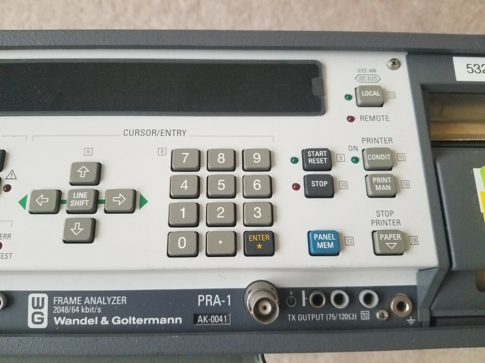 W&G PRA-1 Frame Analyzer