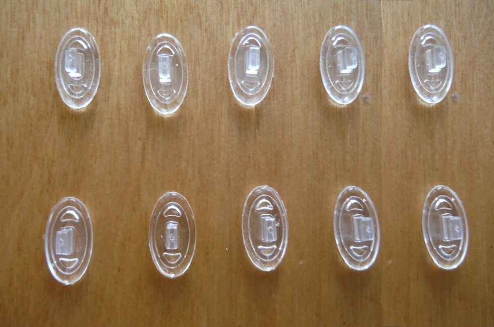 5 Pair Nose Pads Push-in For Oakley Tightrope Splinter Coin Ejector Replacement