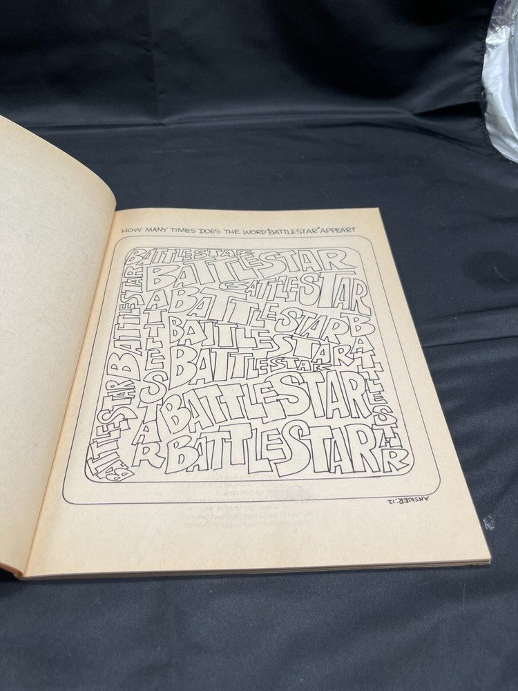 1978 Battlestar Galactica Interstellar Activity Book- Unused