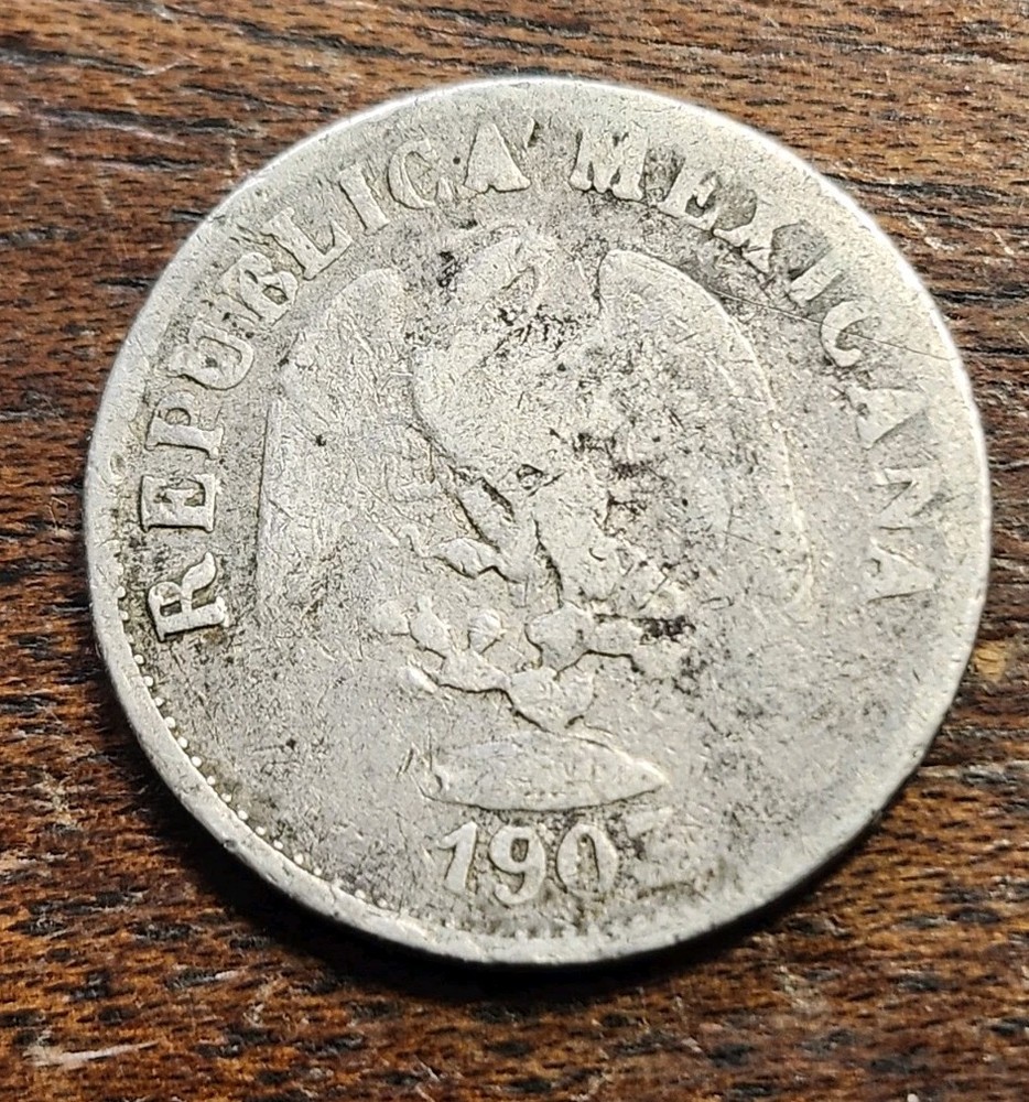1903 Mo M Mexico 10 Centavos 0489