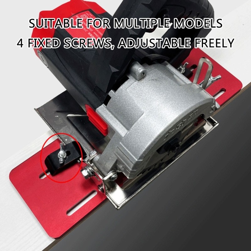 Handsaw Base Attachment, None Drilling Support Plate Professional Carpentry Tool