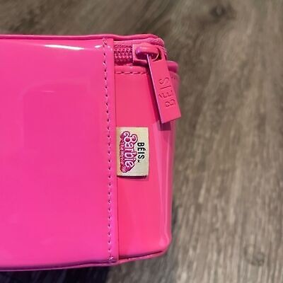 Beis Barbie The Cosmetic Case In Barbie Pink Limited Edition