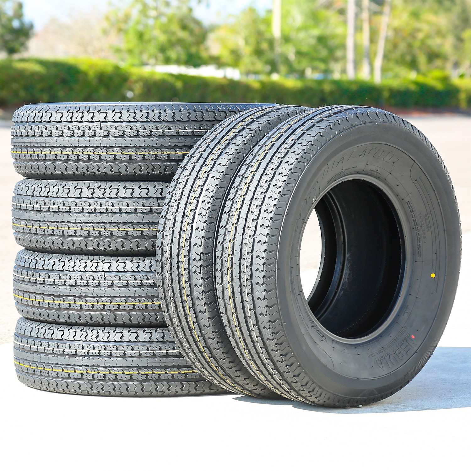4 Tires Nebula ST Radial N' 001 Semi-Steel ST 225/75R15 Load E 10 Ply (Thailand)