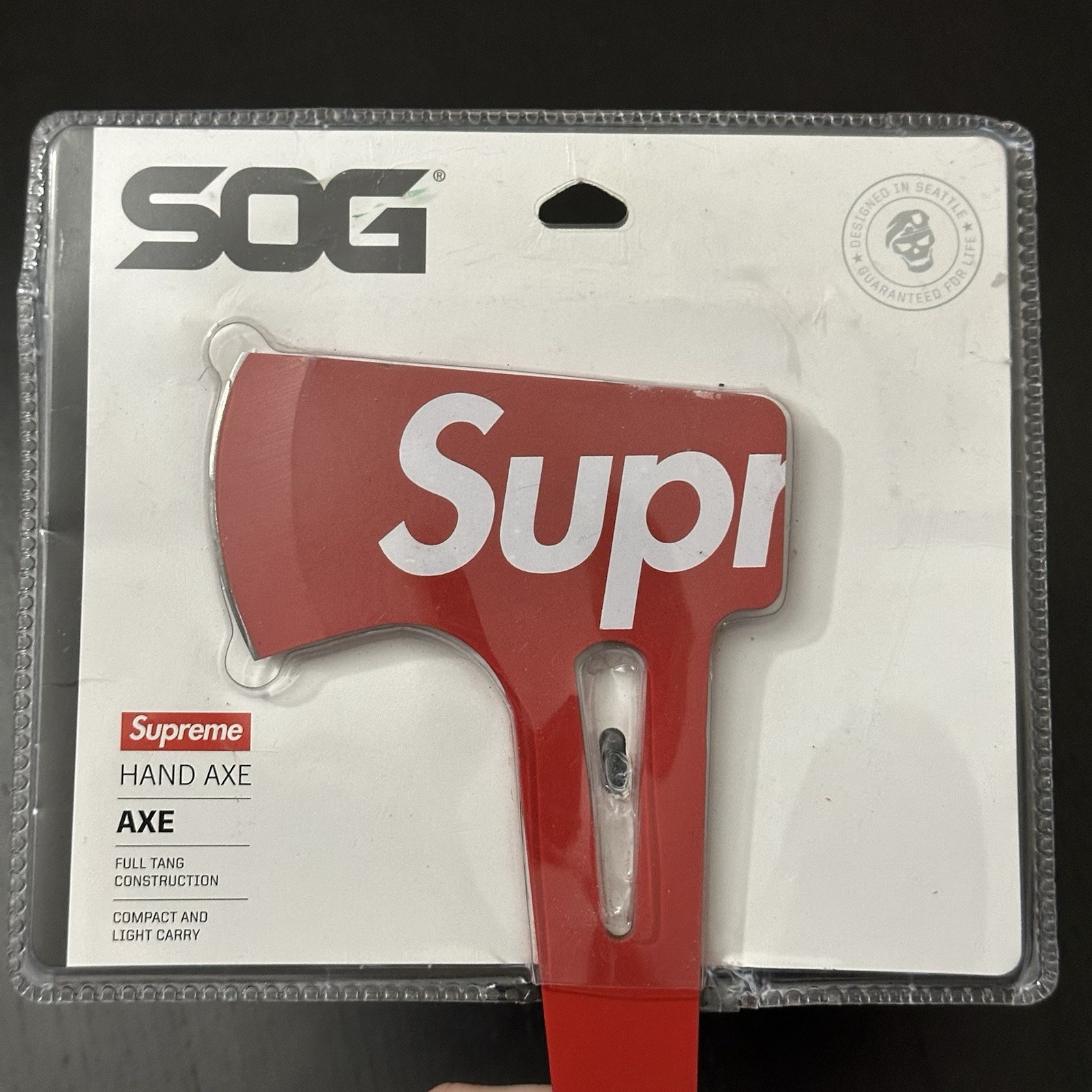 Supreme SOG Hand Axe SS18 Red Collectible