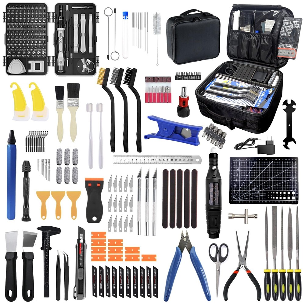 262 pcs Large 3D Printer Tool Set (w/Tool Bag) – Integrates Basic Model Tools...