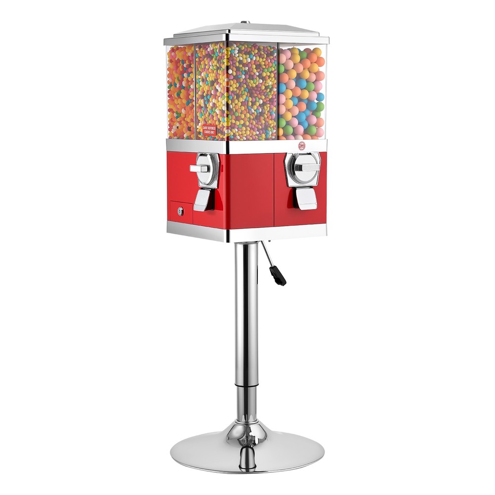 VEVOR Candy Vending Machine Four Compartment Candy Vending Machine with Stand