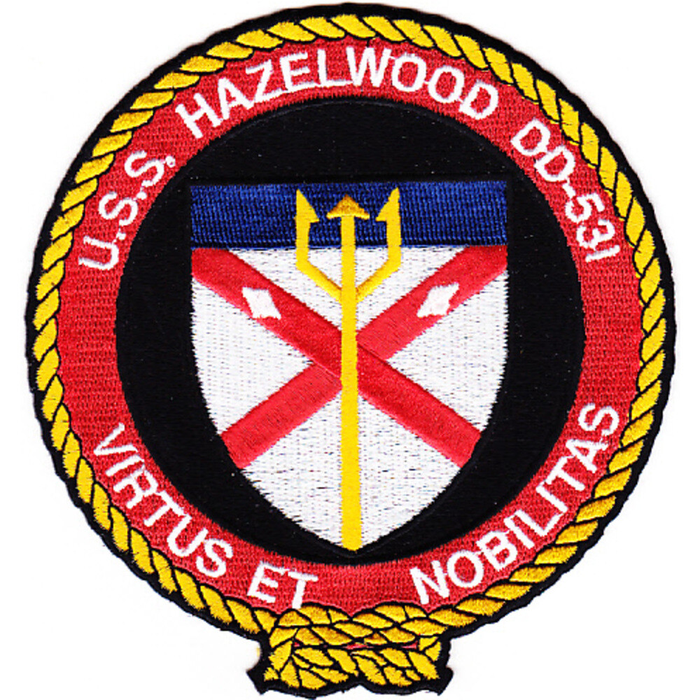 DD-531 USS Hazelwood Patch - Version B