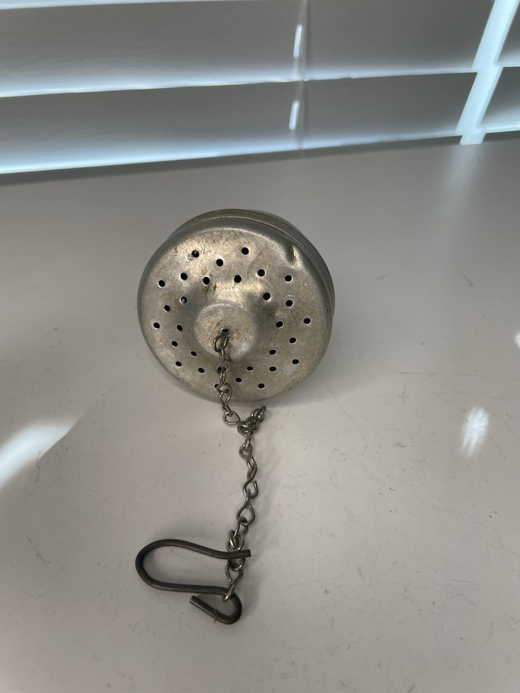 Vintage Aluminum Tea Strainer Infuser