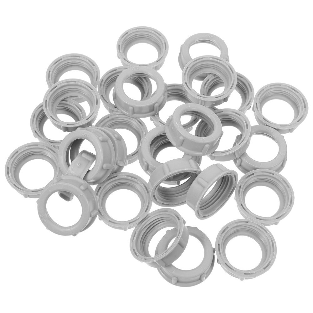 100 Pcs Insulating Conduit Bushing Hand Tighten Control Panel Fitting