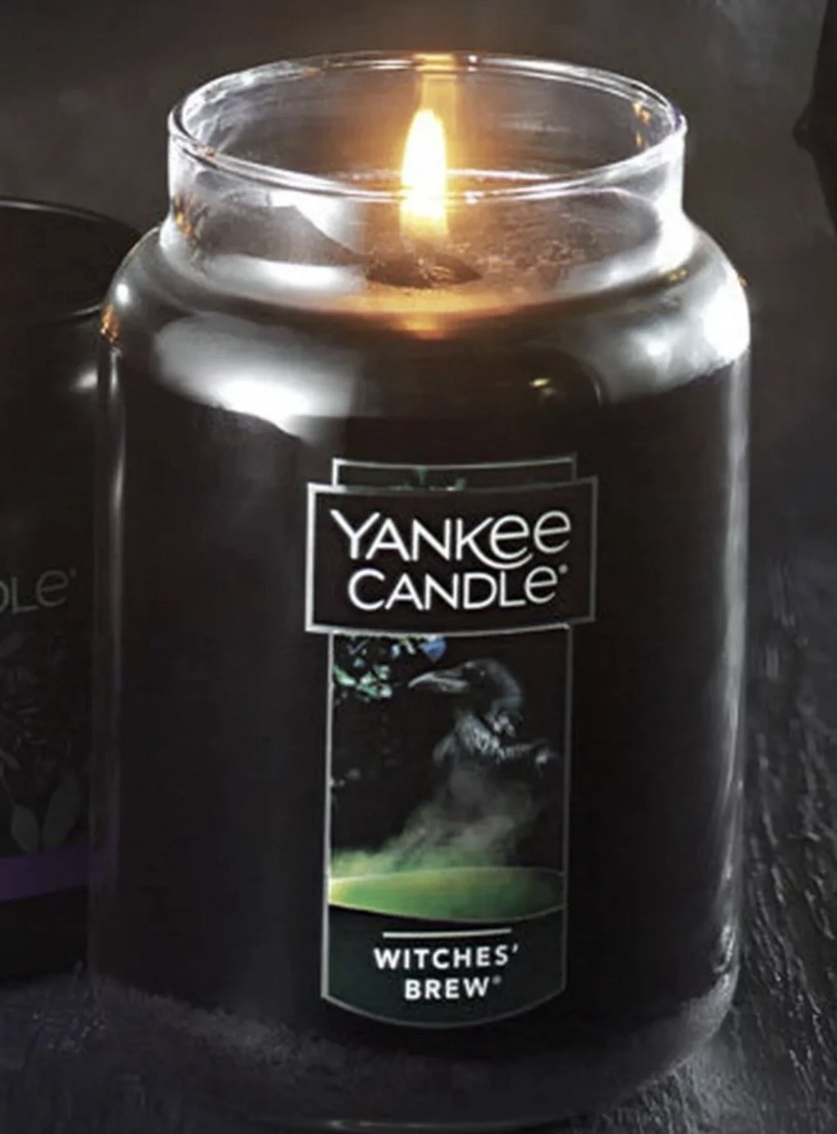 Yankee Candle Witches Brew 22 oz Halloween Large Jar Candle Hard To Find 🎃