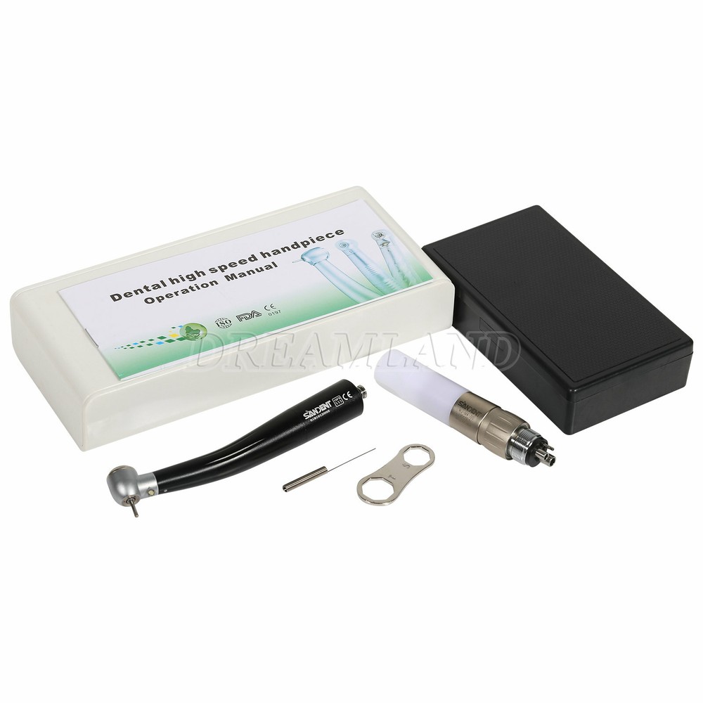 10 Dental LED E-generator Handpiece 4 Hole Quick Coupler fit/for NSK