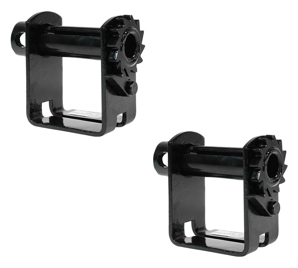 (2 Pack) Trailer Winch - Deep Profile Sliding Double L Style
