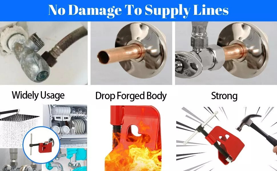 Compression Sleeve Puller Tool Remove Pipe Ferrule Nut Bolt Tubing Plumbing Tool