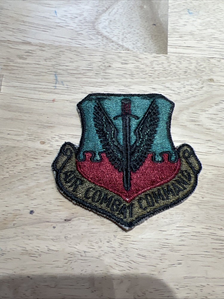 Authentic U.S. AIR FORCE: AIR COMBAT COMMAND SUBDUED BDU PATCH Used