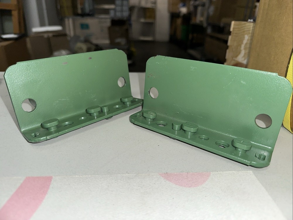 2pc Left & Right Green Axle Bracket For High Capacity #59
