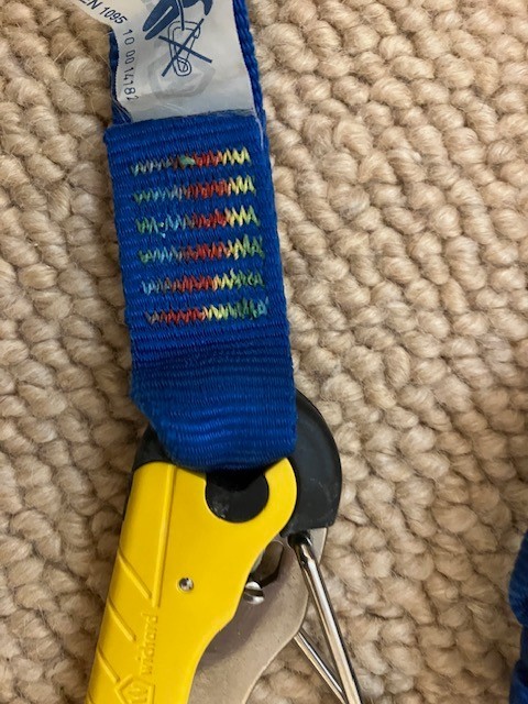 Wichard Double Releasable Elastic Tether Fixed Line w/3 Hooks 7006
