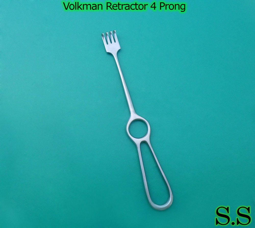 Volkman Retractor 4 Prong SHARP Surgical Instruments