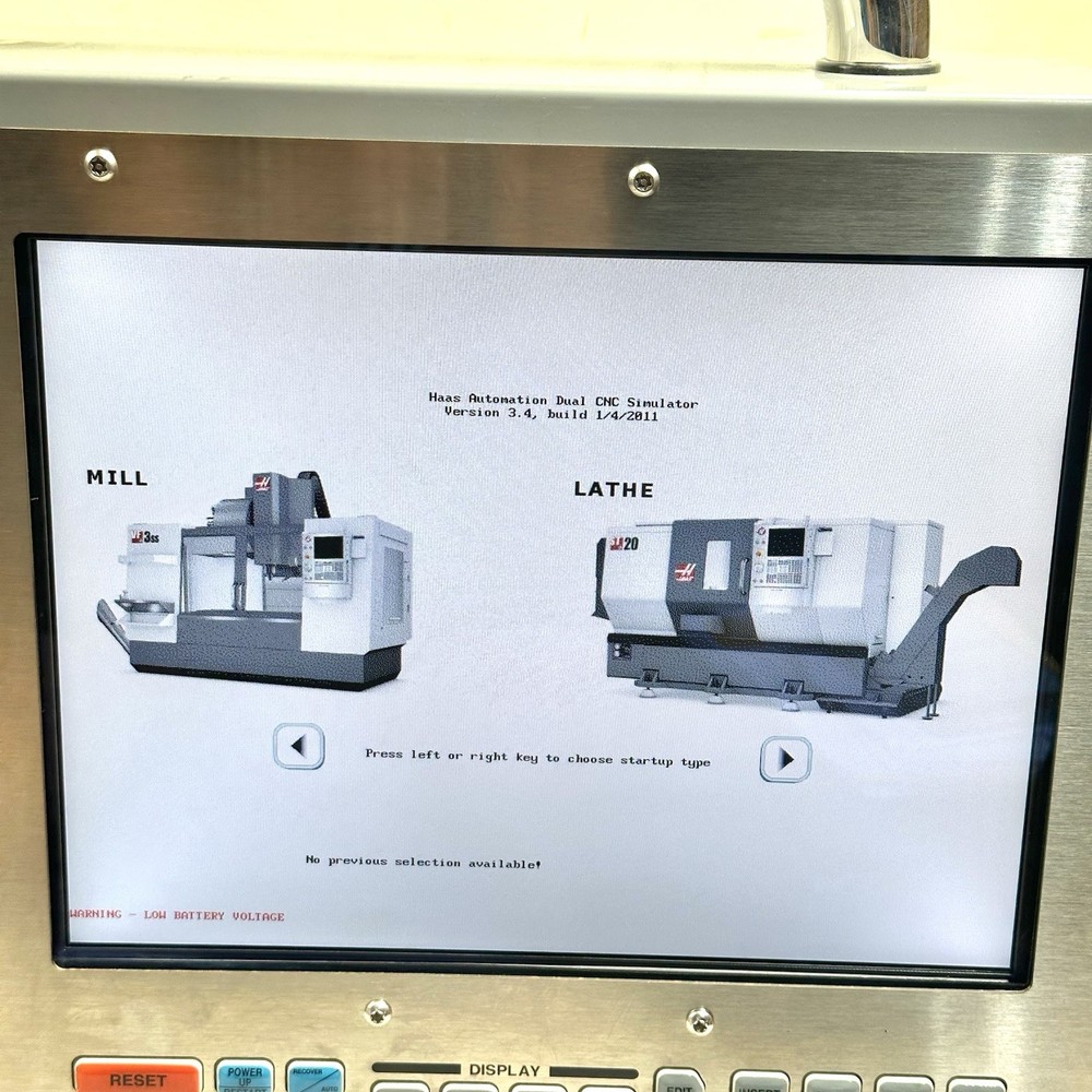 HAAS CSMD Mill Lathe Automation Control Simulator TESTED W Backup Software Batt.