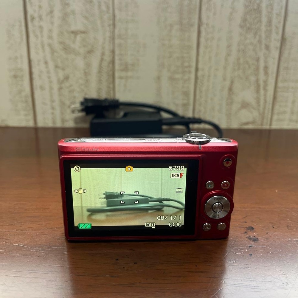 Casio EXILIM Compact Digital Camera Red 10.1 Megapixels Tested