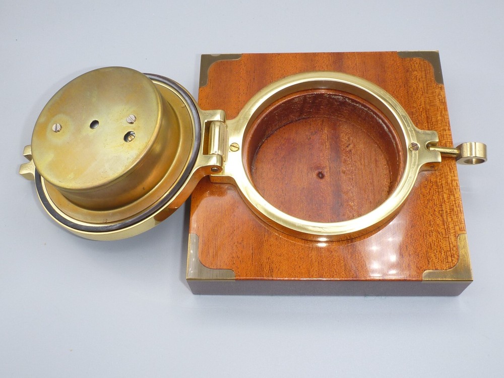SOLID BRASS COMPENSATED SHIP’S BAROMETER, MADE IN GERMANY