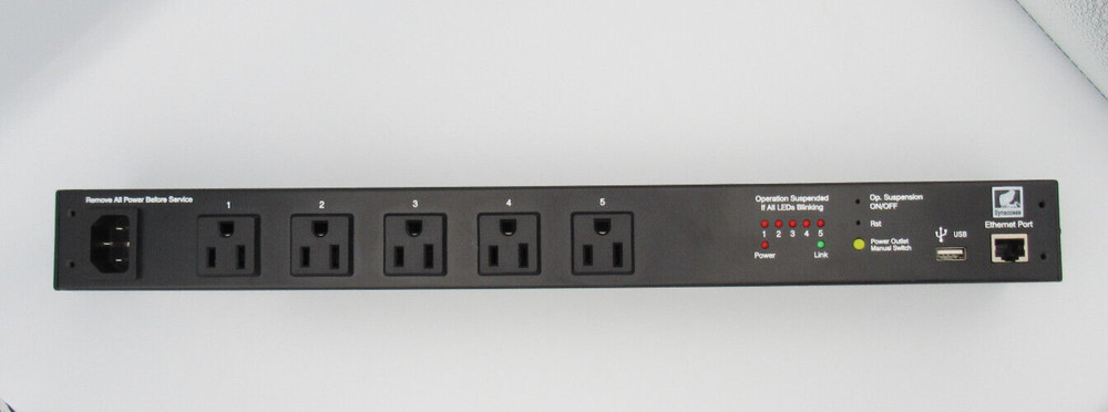 Synaccess NP-05B IP Managed Remote Power Switch Strip
