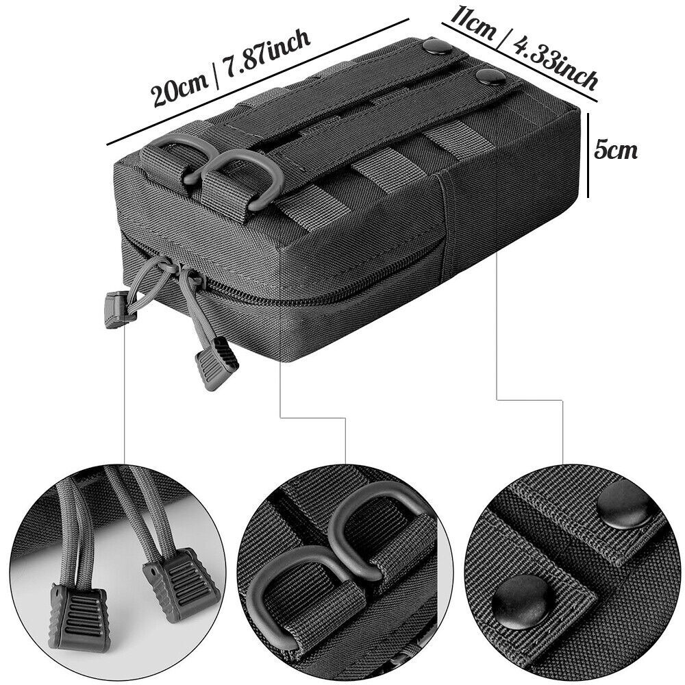 Compact Tool Gear Bag Small Modular Organizer Pouch Tactical MOLLE Utility Pouch
