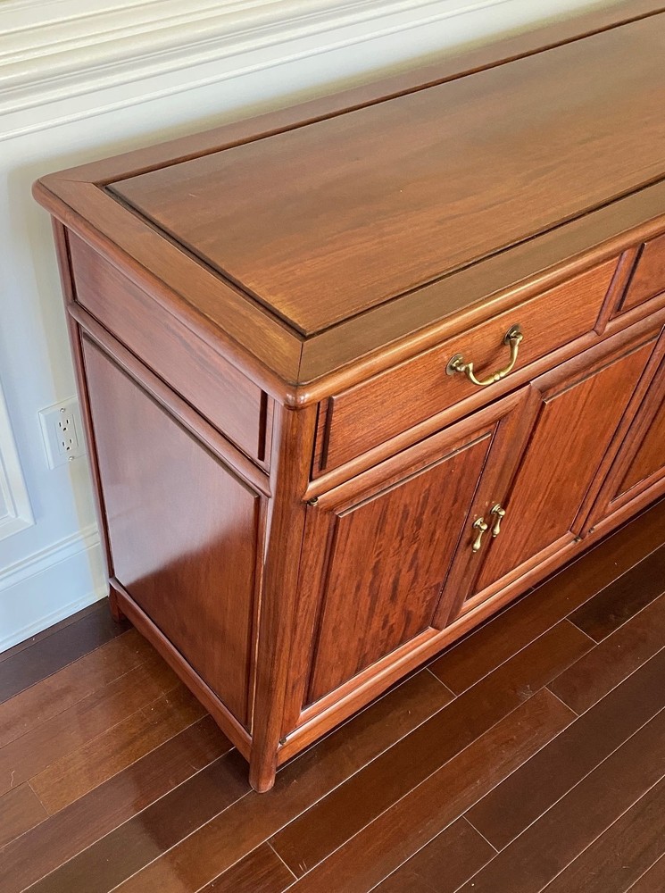 American Drew Cherry Credenza Buffet Server Sideboard