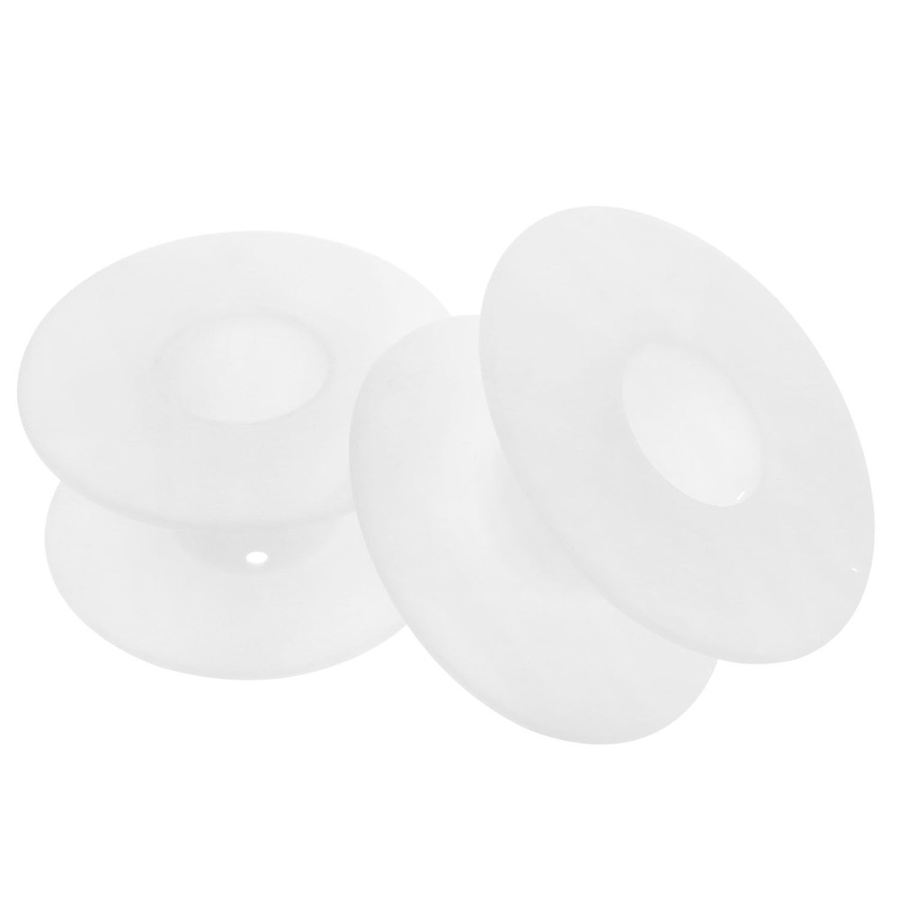 Plastic Empty Spool 34mm/1.88inch White Empty Thread Spools for Sewing Embroi...