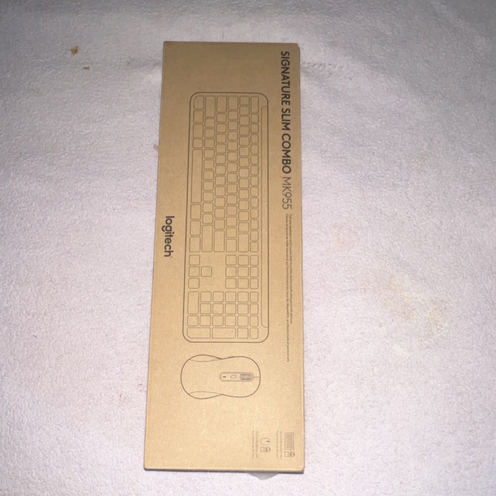 Logitech MK955 Wireless Bluetooth Keyboard Mouse Combo Plug & Play QWERTY