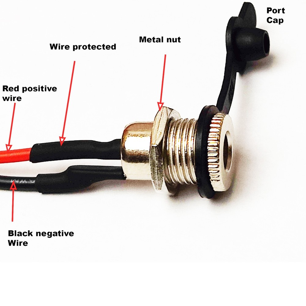 1 Pin Charging Port for D6+ Ectric Scooter