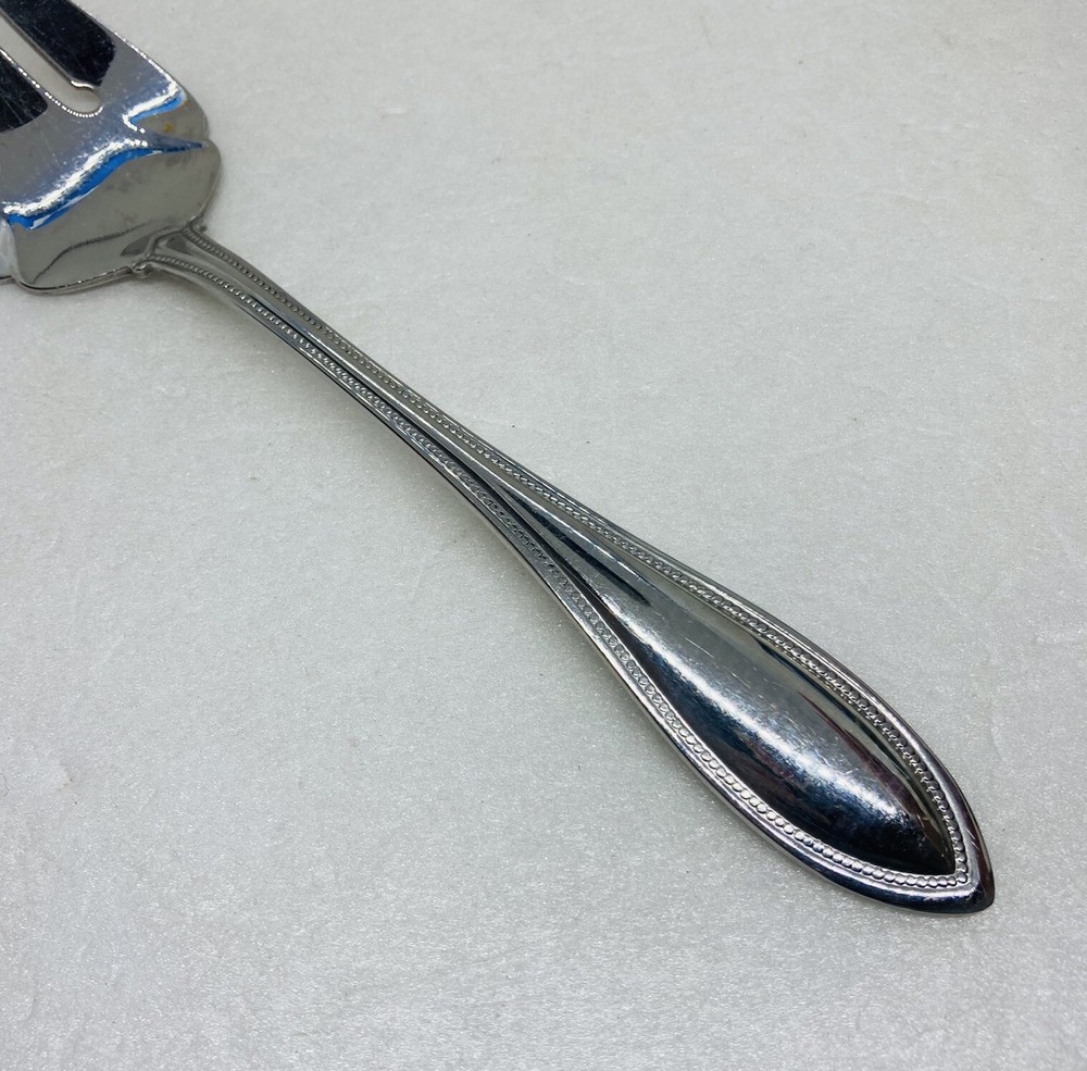 Vintage Oneida Serving Fork Stainless Steel 9” Large Canada Flatware 29