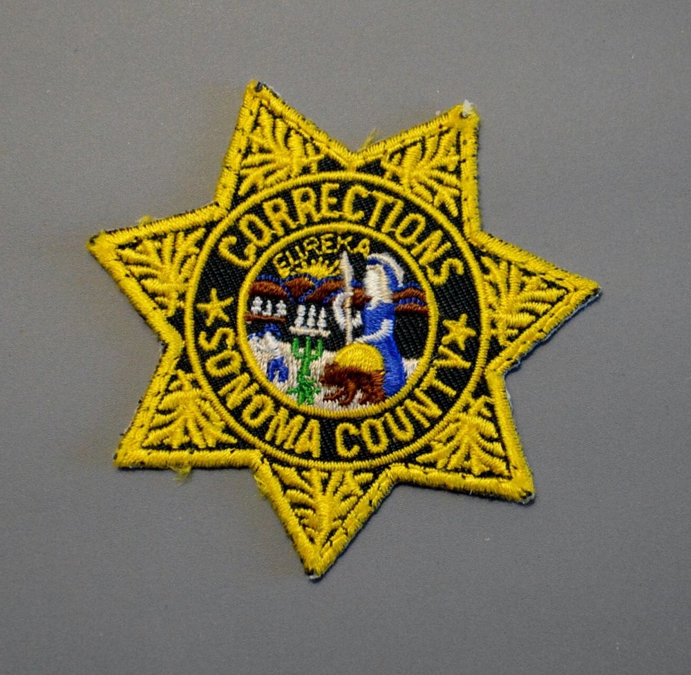Sonoma County California Corrections Patch ++ CA
