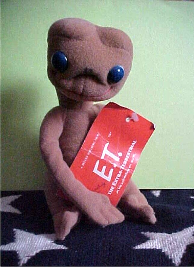 E.T. Extra Terrestrial Plush Figure 1982 with tag