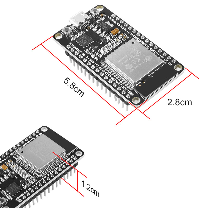 ESP-32 ESP32S Development Board WiFi+Bluetooth 2.4GHz Antenna CP2102 Modules