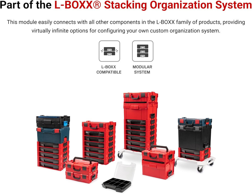 Lidded Drawer (I-Boxx) and Stacking Drawer Rack | OLB94000