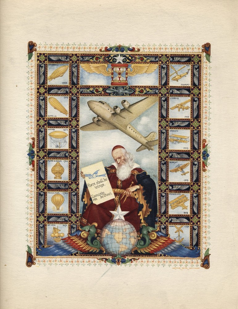 Arthur Szyk 1947 K Bileski Stamp Album Title Front Pages Lot of 5 Countries